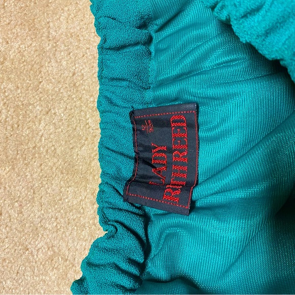 Vintage 1980s Emerald green ladies suit - Picture 8 of 14